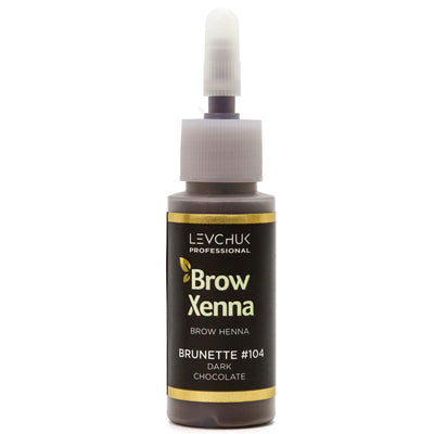 BrowXenna®, Brow henna Brown #104, Dark Chocolate, 1 vial